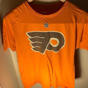 NHL Reebok Mens Flyers Gostibehere 53 Jersey Tee Color Orange Size Medium